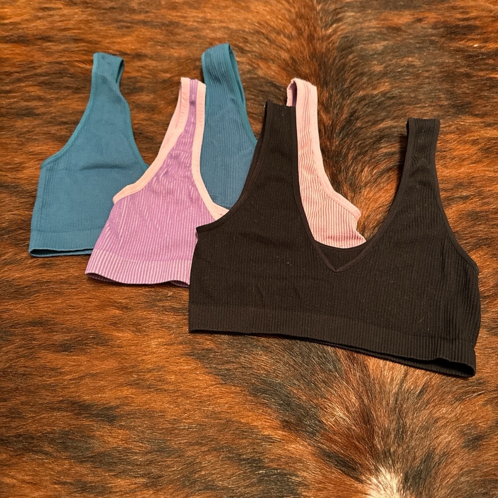 Bundle Colsie Teal Ribbed Bralette
